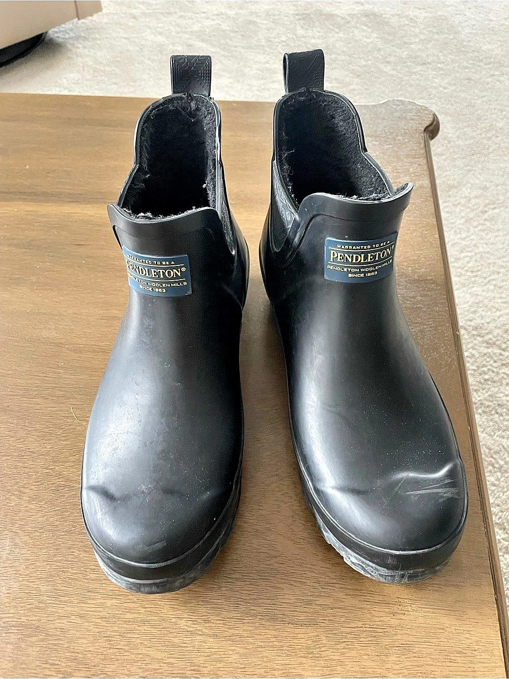 Pendleton Women's Chelsea Rain Boot Black Rain Boots